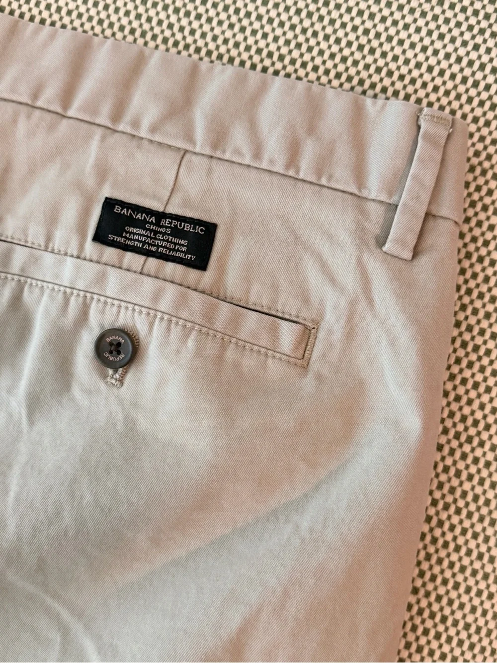 Banana Republic Men's Mason Chino- Light Tan 35x30‎ #108